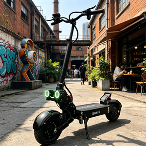 Scooter Eléctrico Todoterreno de Última Generación de 11 Pulgadas, 6000W, Motor Dual, 60-120KM de Autonomía, 60V 40Ah 30Ah, Plegable para Adultos - Product Image 1