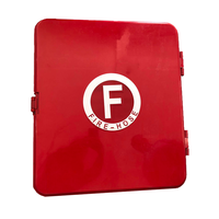 Armoire de rangement pour tuyaux d'incendie en fibre de verre renforcée rouge pour la lutte contre les incendies marins, marque XCH, personnalisable