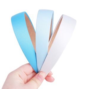 Bulk 3Cm 1 Inch Breed Vrouwen Kinderen Meisjes Satijnen Hoofdbanden Antislip Zacht Lint Gewatteerde Harde Haarbanden Haarband Effen Satijnen Hoofdband - Product Image 3