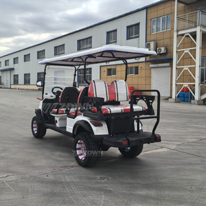 Hot bán 6 chỗ ngồi parison điện off-road Golf giỏ hàng giá cả cạnh tranh 5KW AC Câu lạc bộ động cơ xe thép CE chứng nhận - Product Image 4