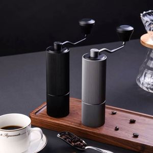 เครื่องบดกาแฟมือหมุนแบบใหม่ สแตนเลส สตีล ทรงกรวย - Product Image 1