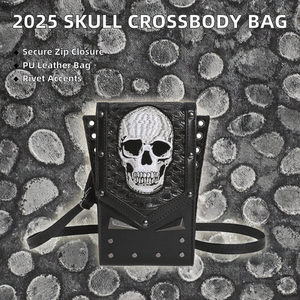 Vente en gros 	 Sac à main en forme de crâne, sacs à main pour femmes, vintage, Halloween, Pâques, sac de fête, sac à bandoulière pour téléphone portable - Product Image 2