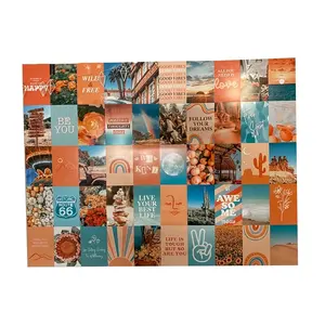 Custom Printing Hot Sell Custom Picture Paper Print 4x6 Inch 50 Sets Collage Kit for Wall Aesthetic