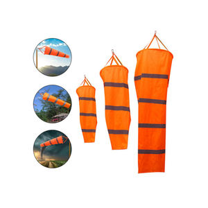 <span class=keywords><strong>2023</strong></span> Directamente de fábrica, guía de velocidad del viento al aire libre de alta calidad, dirección del aeropuerto, manga de viento reflectante a rayas personalizada - Product Image 4