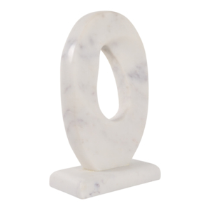 Scultura in marmo intagliato, elemento decorativo per la casa, soggiorno, bagno, opera d'arte - Product Image 2
