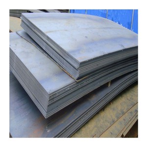 Q235 A36 Placa de piso de patrón de caída de lágrima de hoja de acero al carbono laminado en caliente con resistencia al deslizamiento de diamante - Product Image 1