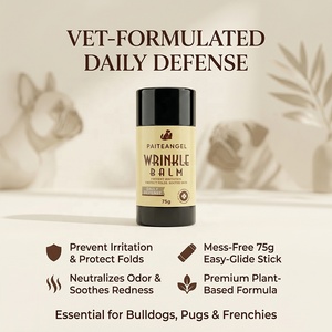 Bálsamo OEM a base de plantas para arrugas de perros, 75g en barra, formulado por veterinarios, calmante para pliegues de <span class=keywords><strong>bulldog</strong></span>, protector de piel, suministro directo de fábrica - Product Image 1