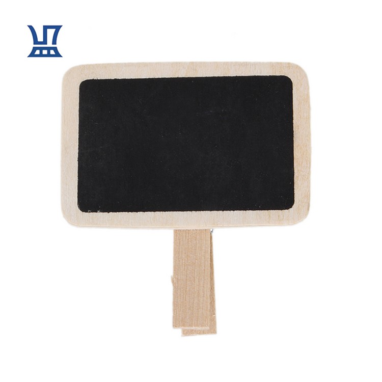 BQLZR твердой древесины металла дисплей сообщений деревянный маленькая дощатая доска с Деревянные прищепки