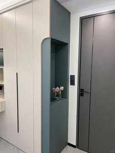 ห้องนอนเด็กการออกแบบเฟอร์นิเจอร์ไม้รวมทั้งโต๊ะตู้เสื้อผ้าตู้หนังสือเหมาะสำหรับห้องเด็ก - Product Image 4