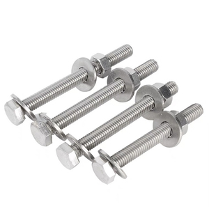 Fabricante de fixadores de parafuso sextavado em aço inoxidável Din933 <span class=keywords><strong>m8x1.5</strong></span> com porca sextavada - Product Image 1