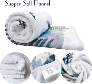 Flannel Fleece Growth Photo <b>Milestone</b> <b>Blanket</b> Newborn Monthly 100% Polyester 400TC Anti-Pilling All-Season Soft Warm - Product Image 3
