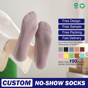 Calzini Invisibili Ultra-Sottili con Logo Personalizzato - Tallone in Silicone Antiscivolo, Misto <span class=keywords><strong>Cotone</strong></span> Traspirante, Oltre <span class=keywords><strong>100</strong></span> Colori (OEM/ODM) - Product Image 3