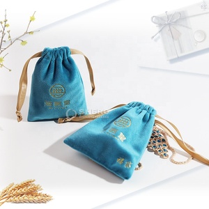 Bolsa de Lona Tipo Sobre de Fábrica China, Bolsa de Terciopelo de Alta Calidad con Logotipo Personalizado, Bolsa de Algodón para Regalo de Joyería - Product Image 1