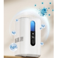 Humidificateur d'air portable sans brume avec mode de séchage, humidificateur à ions négatifs pour grande pièce