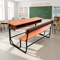 Meubles scolaires en gros d'usine, ensemble bureau et chaise ergonomiques pour étudiants, table d'étude pour salle de classe