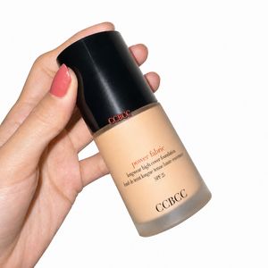 Long Lasting Velvet Matte Face <b>Foundation</b> Power Fabric Pro Transfer Proof Oil Absorbing Buildable Coverage Daily Makeup - Product Image 6