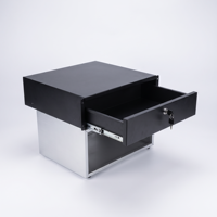 Tiroir coulissant pour rack 19 pouces 1U 2U 3U 4U, boîte de rangement pour armoire de serveur/rack réseau, étagère cantilever, revêtement poudré, IP20, en stock