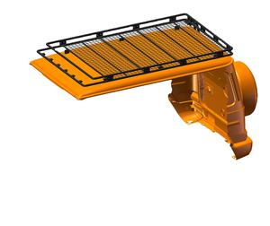 Portapacchi universale per tetto a basso profilo portapacchi Mercedes G350D in alluminio 4x4 portapacchi per tetto - Product Image 2