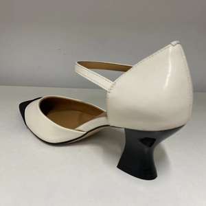 Nuevos Zapatos de Tacón de Aguja para Mujer, 7cm, Cómodos, de Lujo, a la Moda, para Exteriores, Tallas Grandes, con Logotipo Personalizado, de Cuero Genuino - Product Image 3