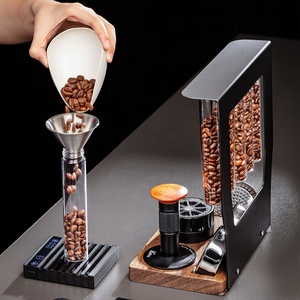 Dosificador de Café Multifuncional de Vidrio Borosilicato Magnético, Moderno y Minimalista, de Madera Maciza y Acero al Carbono, con Tubo de Ensayo - Product Image 2