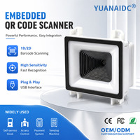 Lecteur de codes-barres 2D QR CMOS PDF417 à montage fixe avec interface USB pour distributeur automatique de boissons et contrôle d'accès - En stock