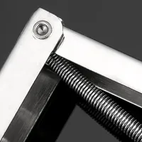 Özelleştirilmiş paslanmaz çelik üçgen ayarlanabilir masa tezgahı desteği katlanır parantez duvar montaj köşe raf braketi