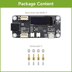 Placa de Expansión de Controlador de <span class=keywords><strong>Servo</strong></span> Waveshare ESP32 con Interfaz Tipo-C, Alimentación de 12V, Control Preciso para <span class=keywords><strong>Servo</strong></span> de Bus Serial, Pruebas DIY - Product Image 5