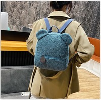 Sac à dos en peluche personnalisé pour tout-petits, cartable de dessin animé pour enfants, sac d'école mignon pour enfants, mini sac à dos en peluche ours