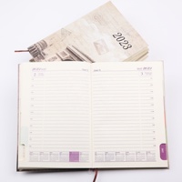 Rigide Cru A5 Anglais Journal 4 Conception Journal Code À Barres Personnalisé Portable Ordre Du Jour En Gros Pas Cher Diaries
