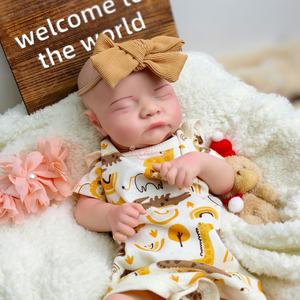 In Silicone per tutto il corpo Reborn Baby Doll 17.5 ''3D dipinto neonato bambole solide per il regalo dei bambini - Product Image 2