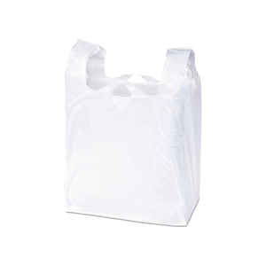 Bolsas de Compras al por Mayor MU, Bolsas de Plástico Transparente Compostables con Logotipos Personalizados, Bolsas de Plástico Negras Tipo Camiseta - Product Image 6