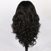 Perruques Afro Yaki Kinky Curly pour femmes noires, longues, avec bandeau, synthétiques, classiques, rebondissantes, moelleuses, résistantes à la chaleur, densité 250%, sans colle