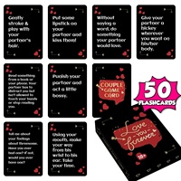 50 cartes de jeu en carton pour les rendez-vous amoureux et une interaction plus intime