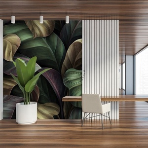 <span class=keywords><strong>Carta</strong></span> da <span class=keywords><strong>parati</strong></span> Vintage e belle foglie tropicali 3d - Product Image 4