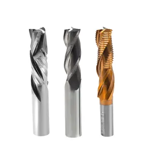 Professional Supplier TCT Carbide Milling Cutter 1+1 2+2 Size Customized PCD Compression Milling Cutter With Straight Shank