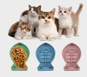 Tapis à lécher pour chat sans bpa en silicone pour chien de compagnie mangeoire lente pour chat bol lent poisson avec ventouses - Product Image 5