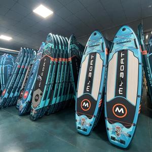 Nuevo Diseño de Tabla de Paddle Surf Inflable Azul de 10'6''*35'' 370Ib con Asiento de Kayak MY06/2, Tabla de Surf Portátil para Agua - Product Image 1