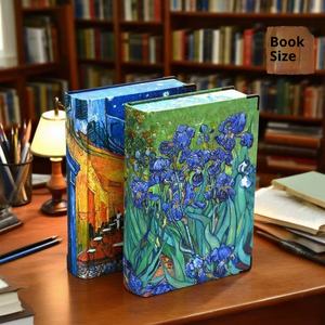 <span class=keywords><strong>Van</strong></span> <span class=keywords><strong>Gogh</strong></span> 120g cartaceo con copertina rigida in carta con bordo a colori rilegatura termica in bianco Graffiti pittura bianca ispessita per taccuino regalo - Product Image 1