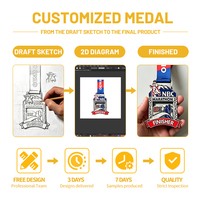Medalla de Maratón Personalizada de Alta Calidad, Aleación de Zinc, Esmalte Suave 3D, Premio para Corredores con Cinta Personalizada
