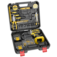 Perceuse à percussion sans fil 20V avec mandrin auto-serrant 3/8 pouce, perçage max. 30mm, batterie 2.0Ah, kit DIY personnalisable OEM