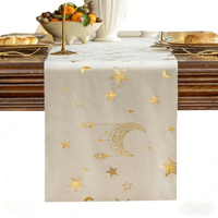 Nouveau chemin de table 2025 : nappe longue vintage festive pour la table à manger, décoration de la maison, fournitures de fête internationales