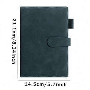 Waterproof Durable Thermal Binding Hardcover A5 PU Leather Notebook 240 Pages <b>Thick</b> <b>Paper</b> - Product Image 2