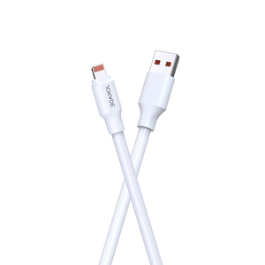 1m 6A 120W <b>USB</b> <b>Charging</b> Sync <b>Cable</b> White JA018 - Product Image 1