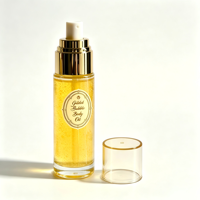 Spray liquide scintillant à la feuille d'or avec vitamine C, sans silicone et sans parabène, hydratant nourrissant pour le visage et le corps