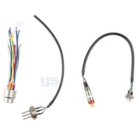 Kit Kabel Watermark Abu-abu Biru dengan Konektor Bundar Multi Pin untuk Perangkat Kustom OEM Grosir Baru