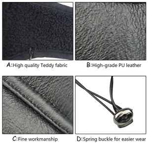 Atacado chapéu de piloto de couro, chapéu quente de couro para cães pequenos, animais de estimação, produto engraçado cosplay, presente de halloween, acessórios para cachorro - Product Image 3