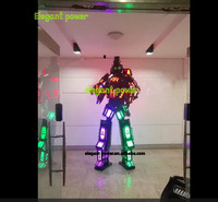 Combinaison de robot marcheur à LED costume de robot à LED pour adultes vêtements de scène costume lumineux pour vêtements de performance de danse