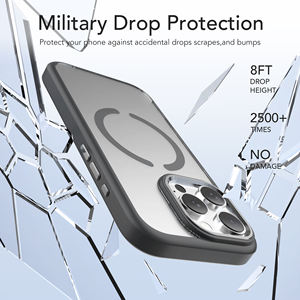 Soonleader vente en gros <span class=keywords><strong>coque</strong></span> de téléphone bouton métallique indépendante transparente dure pour <span class=keywords><strong>iPhone</strong></span> 16 pro - Product Image 3