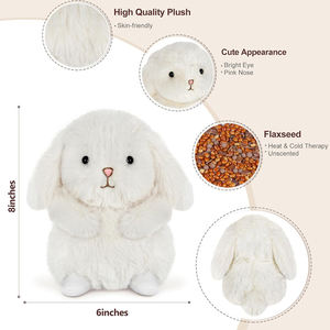 Trending-Producten 2024 Nieuwkomers Op Maat Gemaakte Schattige Konijnenknuffels In De Magnetron Voor Krampen En Pijnverlichting - Product Image 2