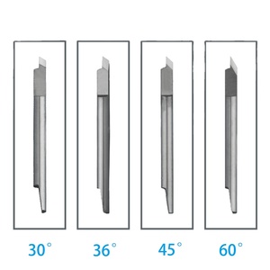 Cuchillas de Carburo <span class=keywords><strong>Summa</strong></span> T 30 45 60 Grados HRC 70, Cuchilla de Corte de Vinilo para Plotter con Ángulo de Helicidad 45°, OEM - Product Image 2